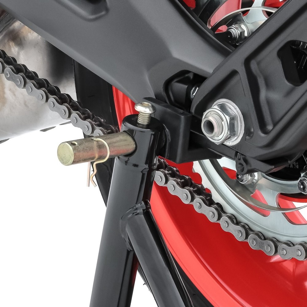 Set MA1 Motorcycle Paddock Stand Set + Cover Stretch XL blk