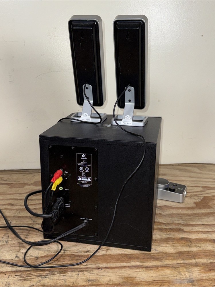 Logitech Z4i 2.1 Speaker System w/ Subwoofer & Wired Remote