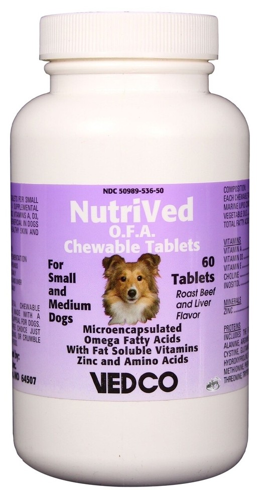 Nutrived OFA Chewable Tablets for Small & Medium Dogs (60 count)