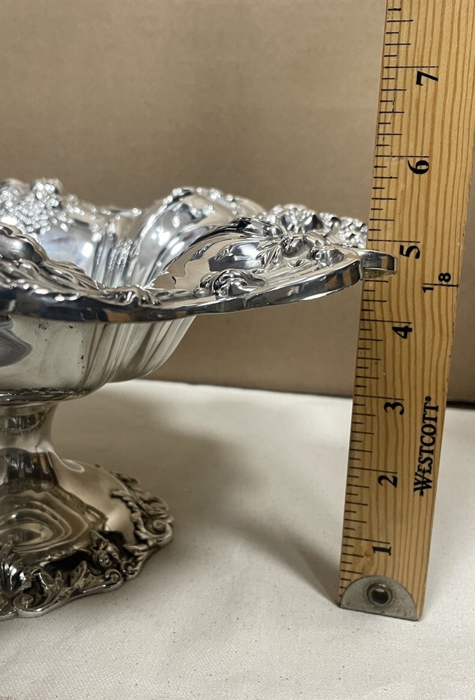 Reed & Barton Francis 1st Sterling Silver Repousse Compote