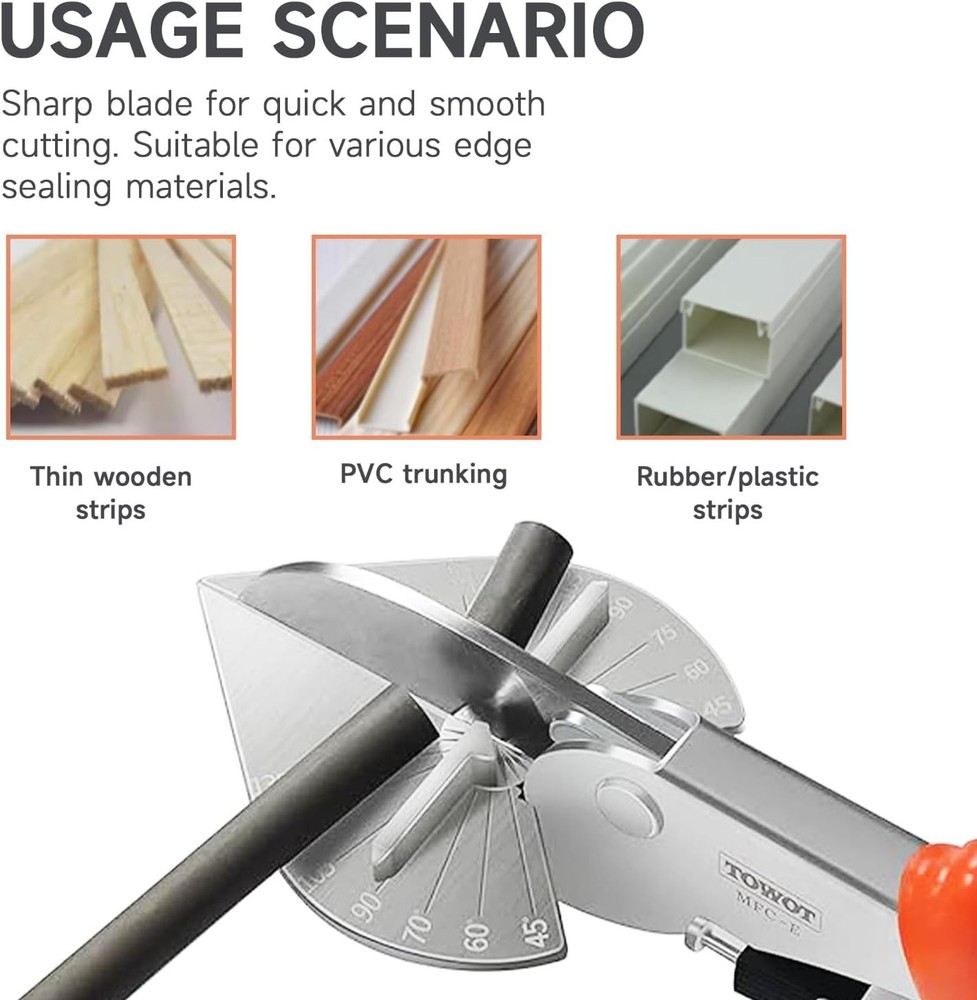 High-Quality Multi-Function Miter Shears: Cut at 45-135° with Ease and Safety