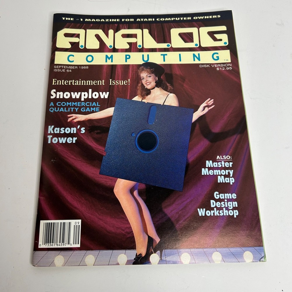 Analog Computing Magazine Disk Version Issue 64 September 1988 Atari