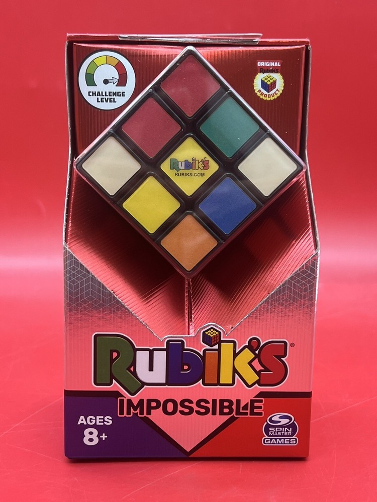 Rubik’s Impossible, The Original 3x3 Cube Advanced Difficulty Puzzle Game NEW