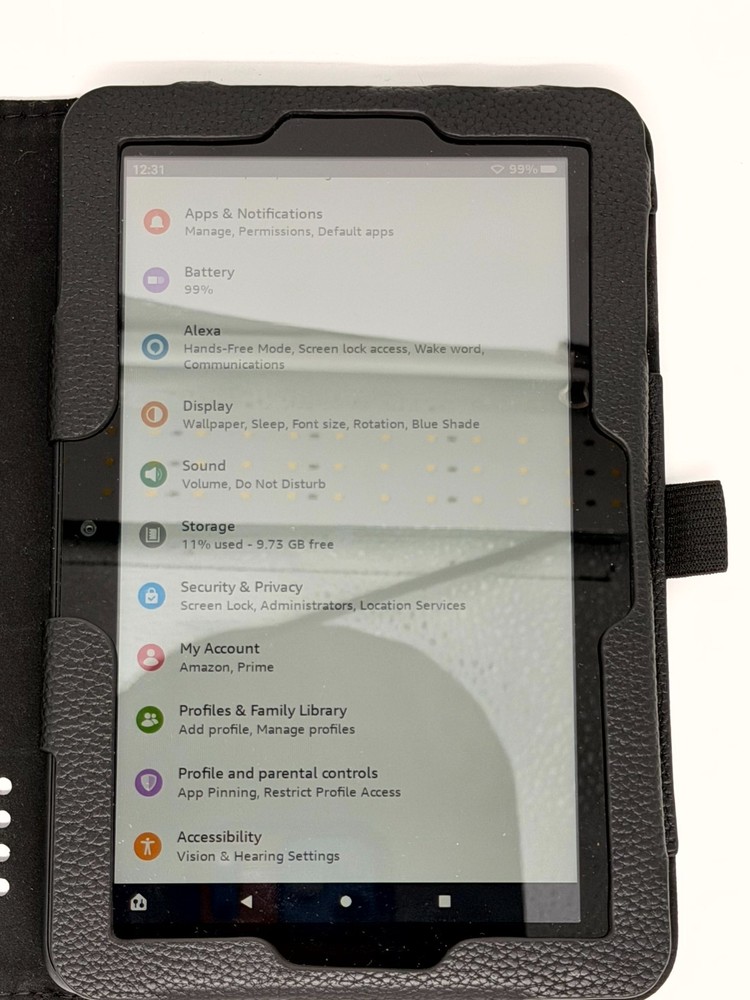 Amazon Fire 7 12th Gen Tablet Black 16 GB 7"