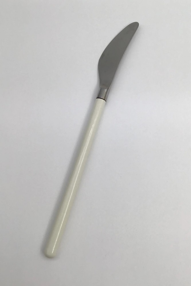 Hans Hansen Amalie Dining Knife with White Enamel Handle