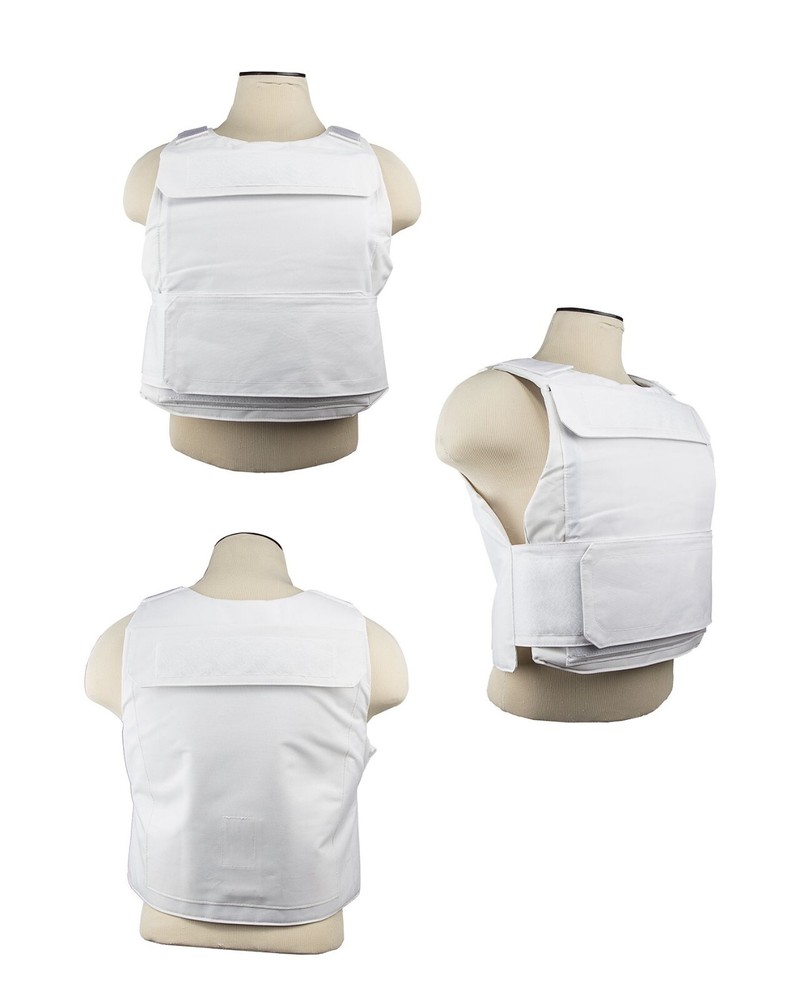 NEW NcSTAR Discreet Plate Carrier M-2XL Adjustable- White