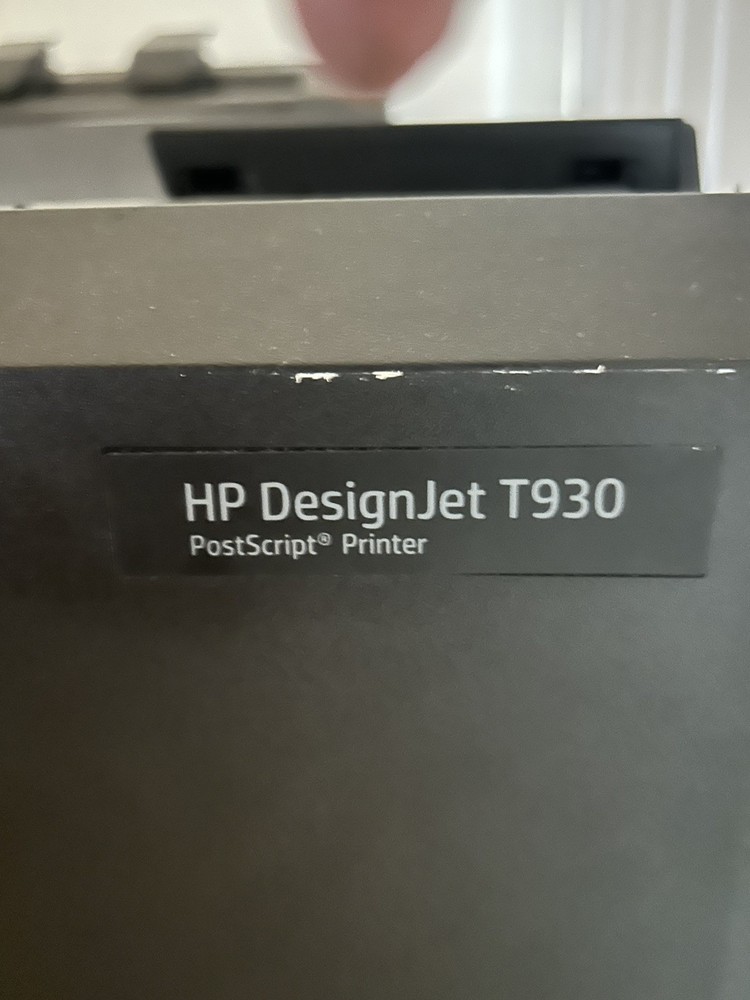 HP Design Jet T930 Large Format Printer