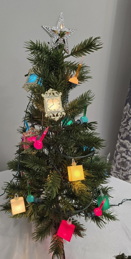 21" Artificial Christmas Tree with 3 Various light types