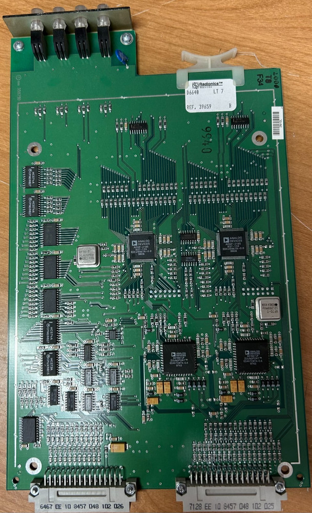 Radionics D6640 Line Card