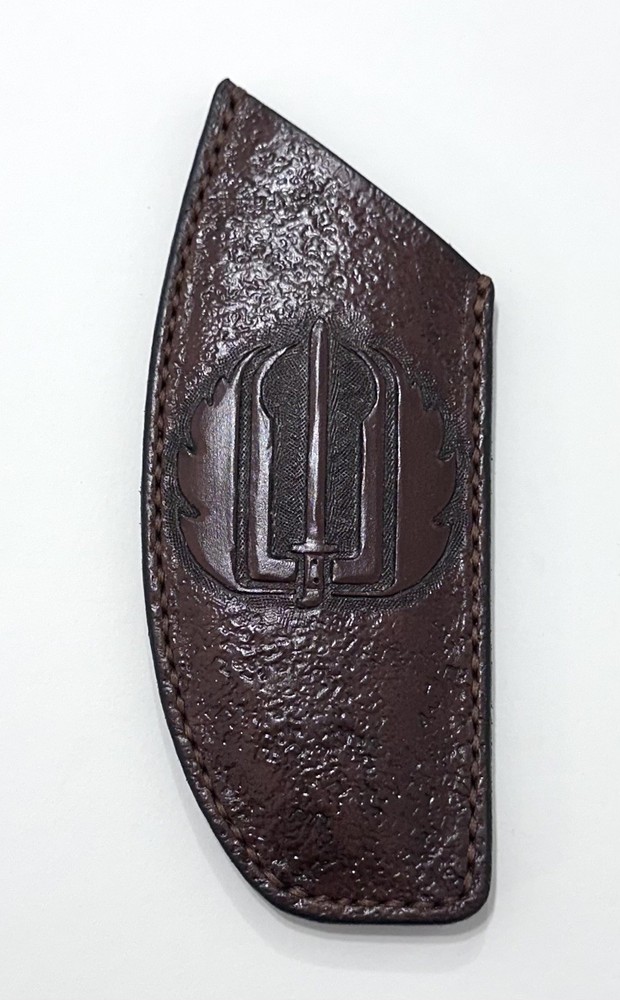 Strider SMF Leather Sheath Handcrafted.