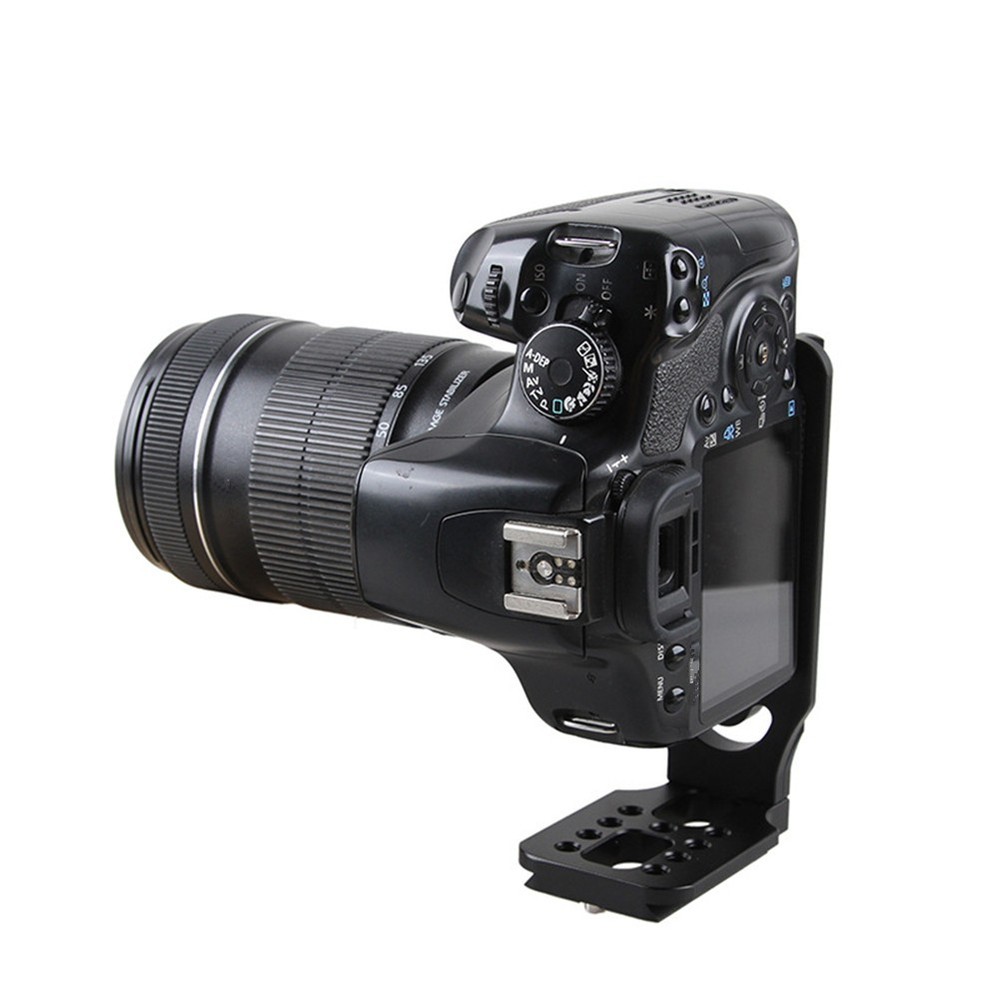 Universal DSLR Camera L Bracket Vertical Horizontal Switching Tripod Head Plate