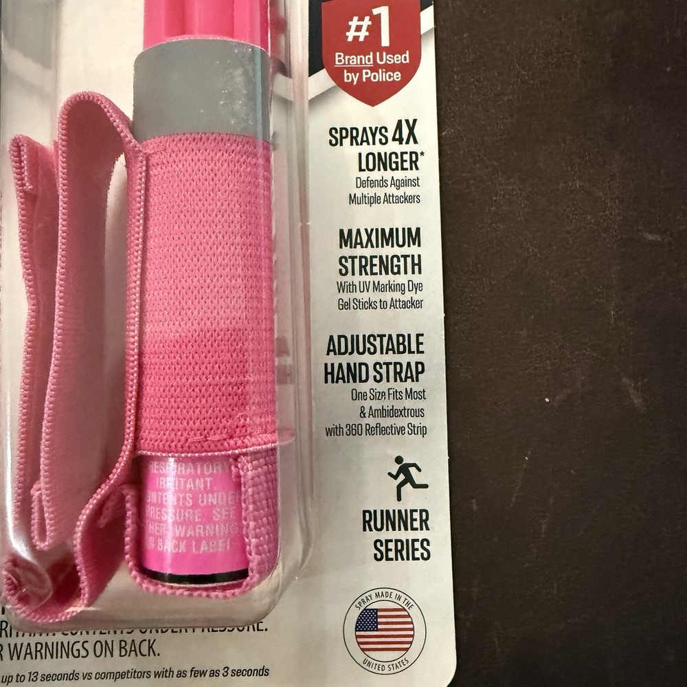 Sabre Runner Pepper Gel Pink Adjustable Hand Strap One Size Fits Most