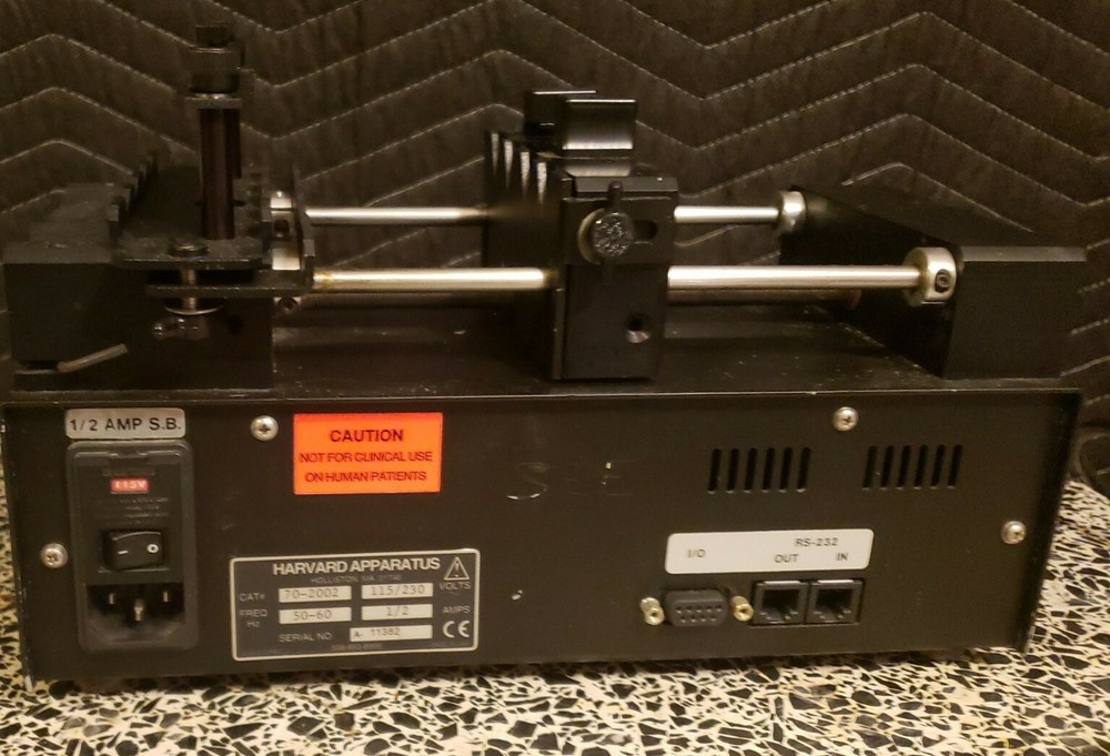 Harvard Apparatus 70-2002 Programmable Syringe Pump w/4X Microdialsys Rack...