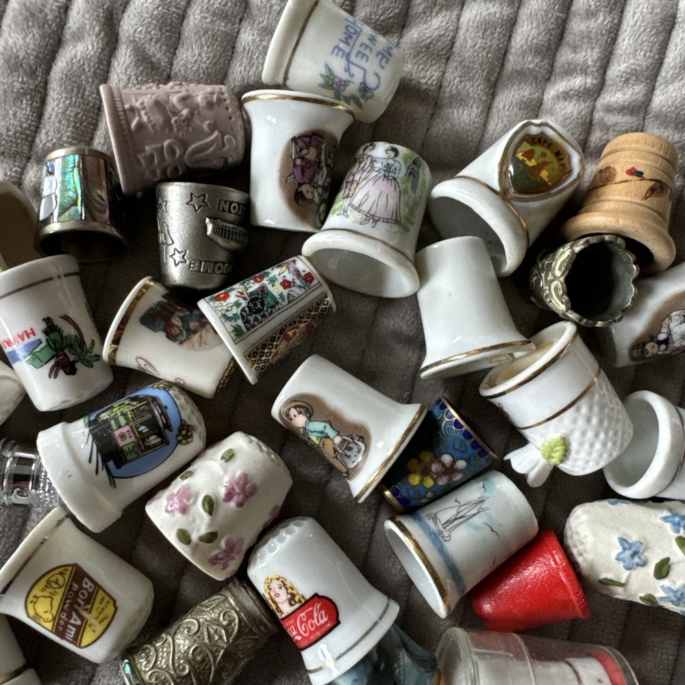 Vintage Sewing Thimbles Lot