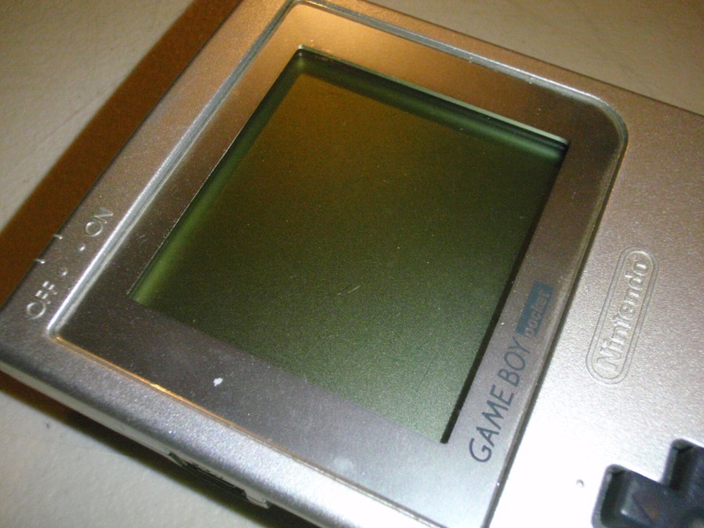Gameboy Pocket MGB-001 Silver Platinum System