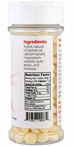 Xyloburst Xylitol Cinnamon Mints 200 Count Jar