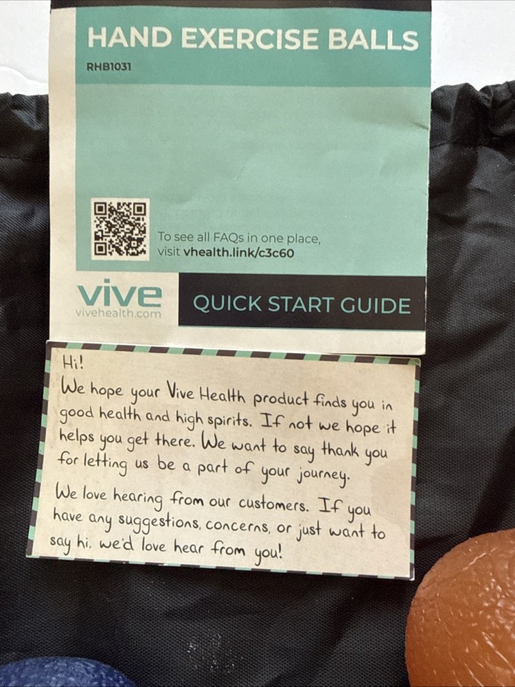 Vive Squeeze Balls for Hand Therapy, Exercise, Arthritis