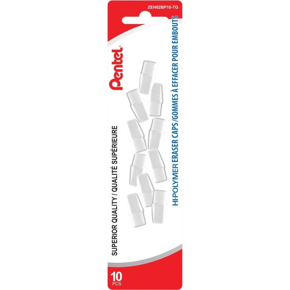 Hi-Polymer White Erasers, Pack of 10