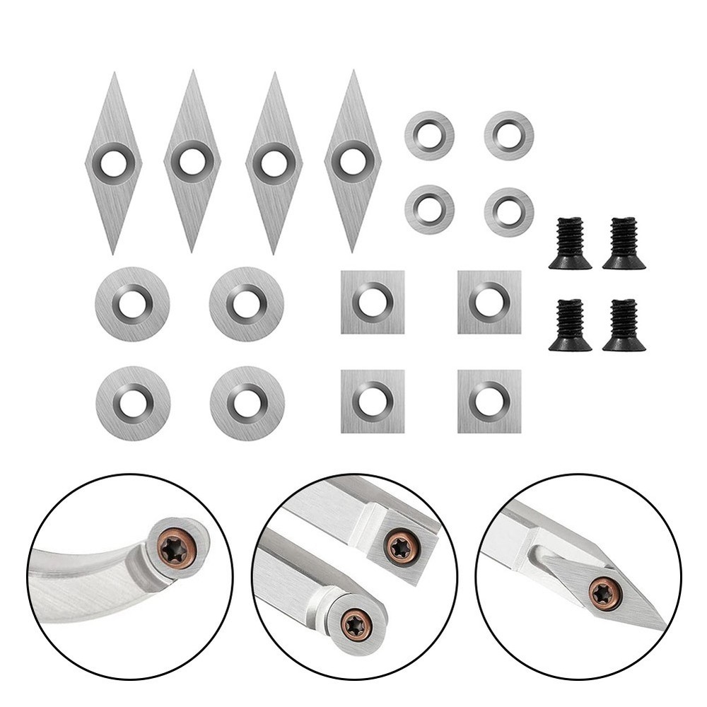 Easy To Replace Wood Lathe Inserts Lathe Tool Replacement Sturdy And Reliable