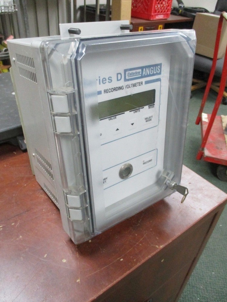 Esterline Angus Recording Voltmeter Series D Used