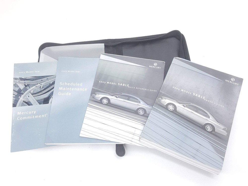 2003 MERCURY SABLE Original Manual / User Guide / Owner Operator Book