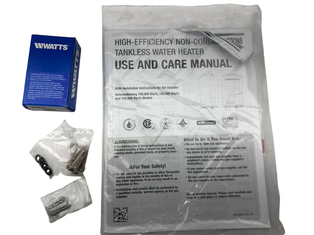 Rheem Performances + Outdoor LP Gas Tankless Water Heater ECO200XELP-3 (OB)