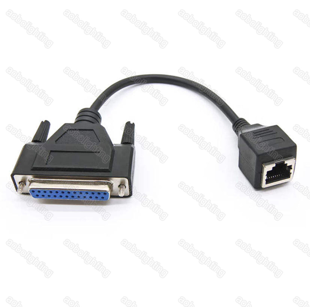 Stage Laser Light Conversion cable DJ FB3 FB4 Control cable DB25 to Network Line