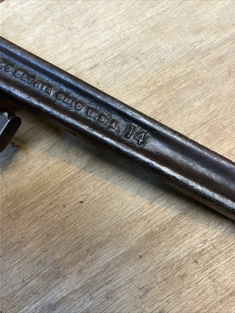 Vintage Rigid 14 Inch Pipe Wrench