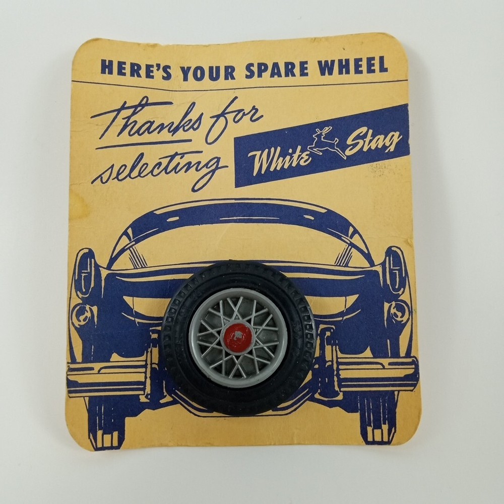White Stage Spare Wheel Button