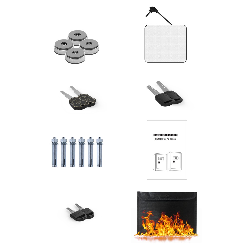 Large Steel Electronic Security Safe Box Hidden Code Function