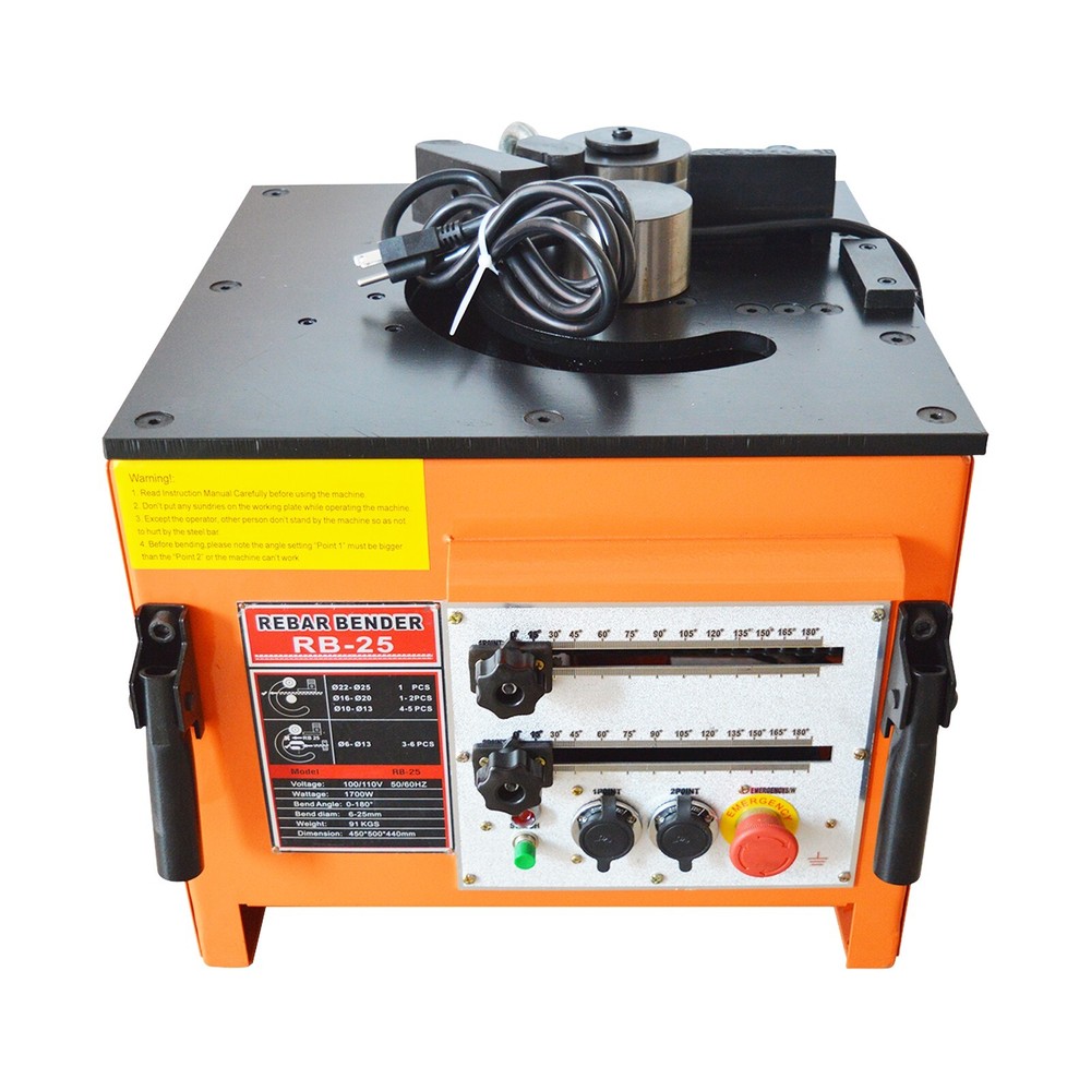 Construction Site Pipe Bender Small Automatic180° Steel Bar Pipe Bending Machine