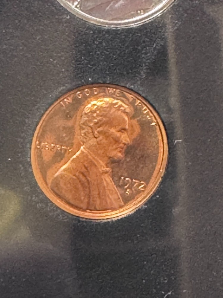 1972 S LINCOLN CENT PROOF FROM MINT SET