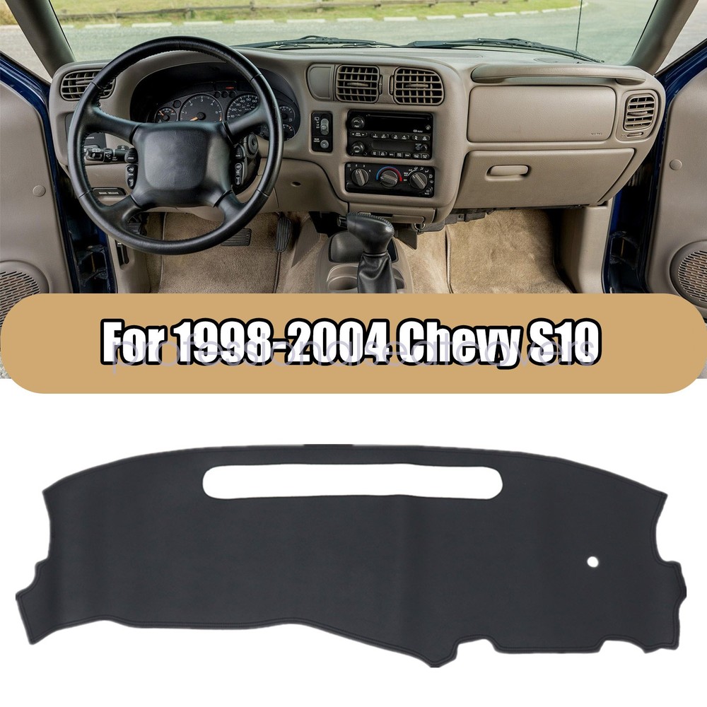 For 1998-2004 Chevy S10 Leather Dashboard Dash Cover Dashmat Carpet Protector