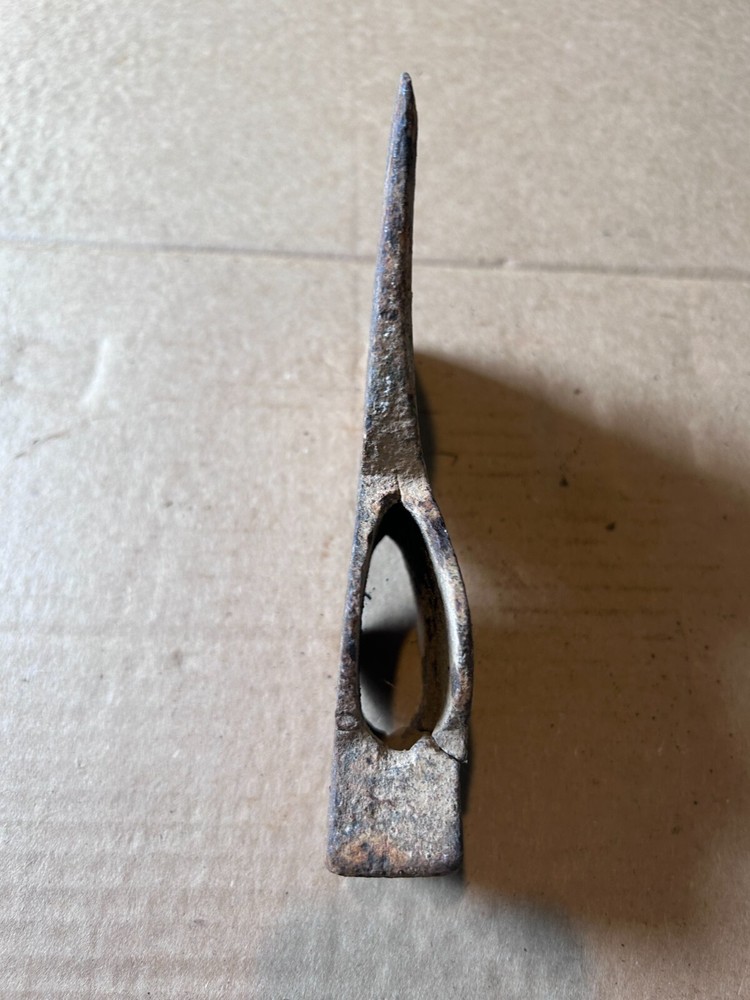 Vintage Hewing Board Axe Head Tool ONLY ?? GREAT FOR DECOR