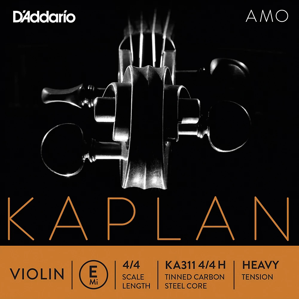 D'Addario Kaplan Amo Violin E String 4/4 Heavy