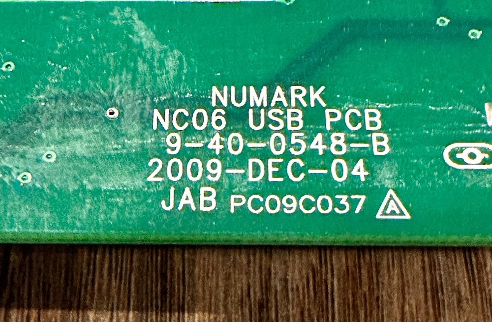 Numark Mixdeck Double Deck Controller USB PCB Board.....PC09C037