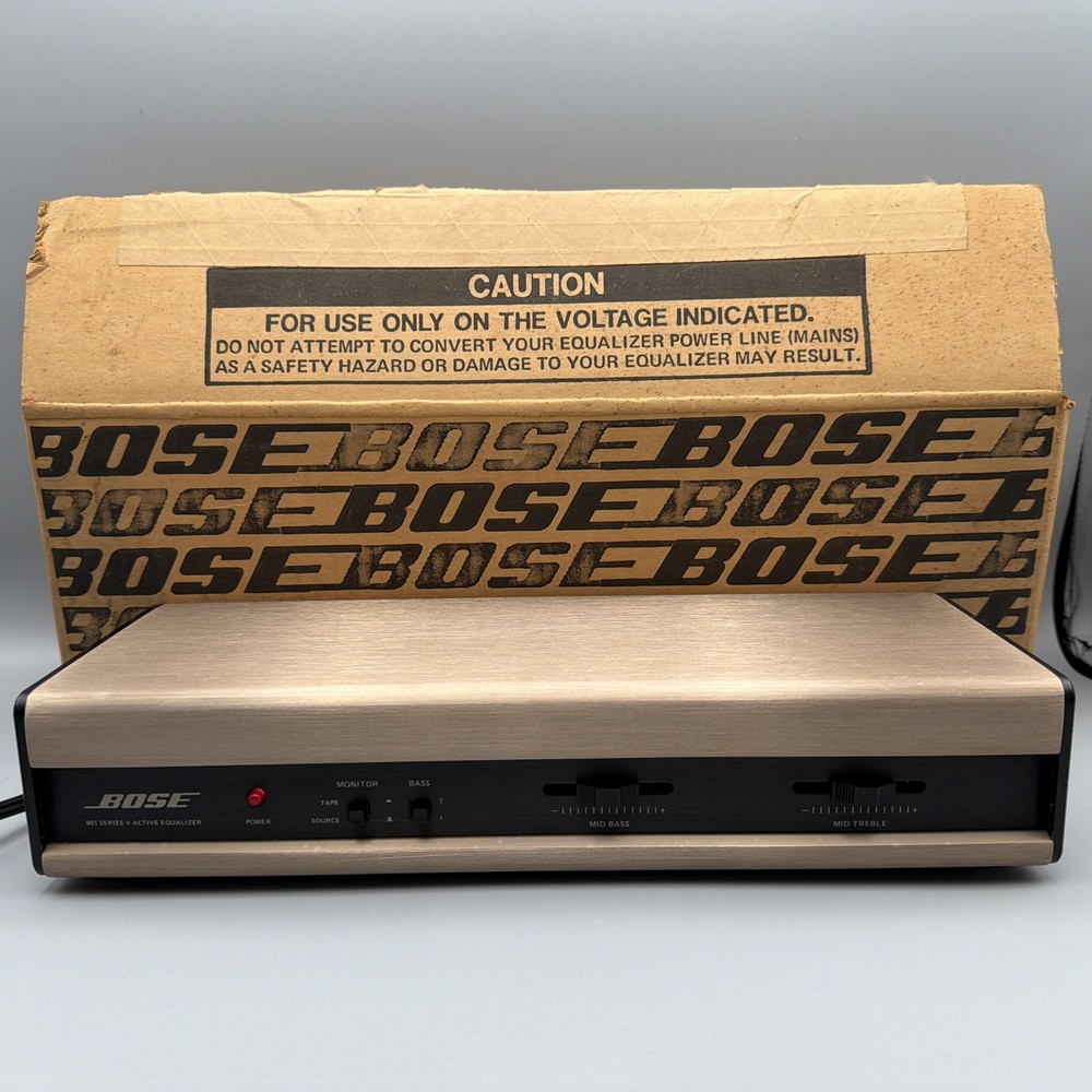 Bose 901 Series V Active EQUALIZER w/ Original Box • EXCELLENT Cond. • Powers On