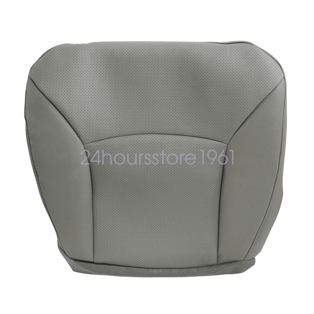 2000-2008 Fits Ford E150 E250 E350 Van Driver Bottom Perforated Seat Cover Gray
