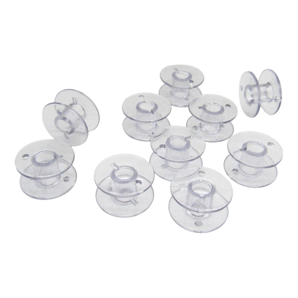 (10 pack) Plastic Bobbins Top Loading Fits Many Models Kenmore 385 Series