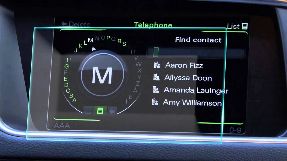 Crystal Clear Screen Protector for 2013 Audi A4 Vehicle Navigation