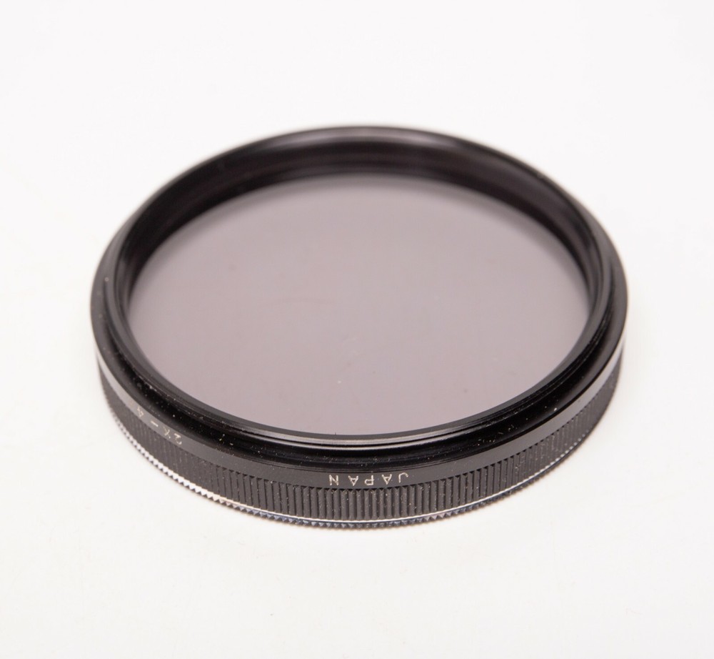 55mm Vivitar Polarizing Filter PL Linear Polarizer w/Case EX!