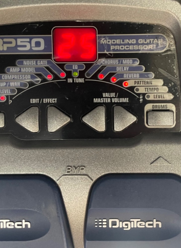 DigiTech RP50V Multi-Effect Modeling Guitar Processor No Power Supply - Tested