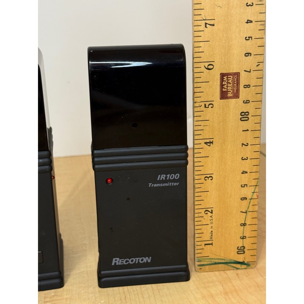 Recoton IR100 Wireless Infrared Remote Control Extender Transmitter Receiver Set