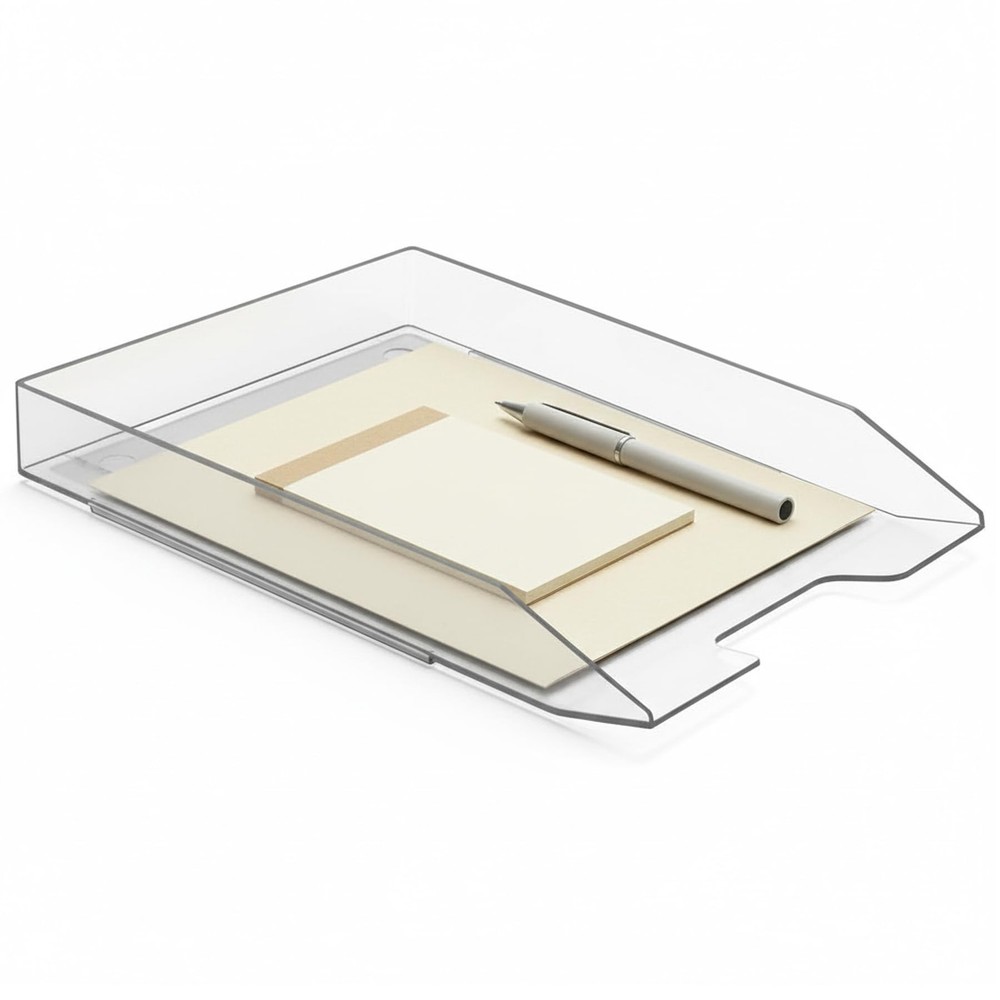 Stackable Letter Tray Front Load, Letter Size, Stacking Document Desk Office ...