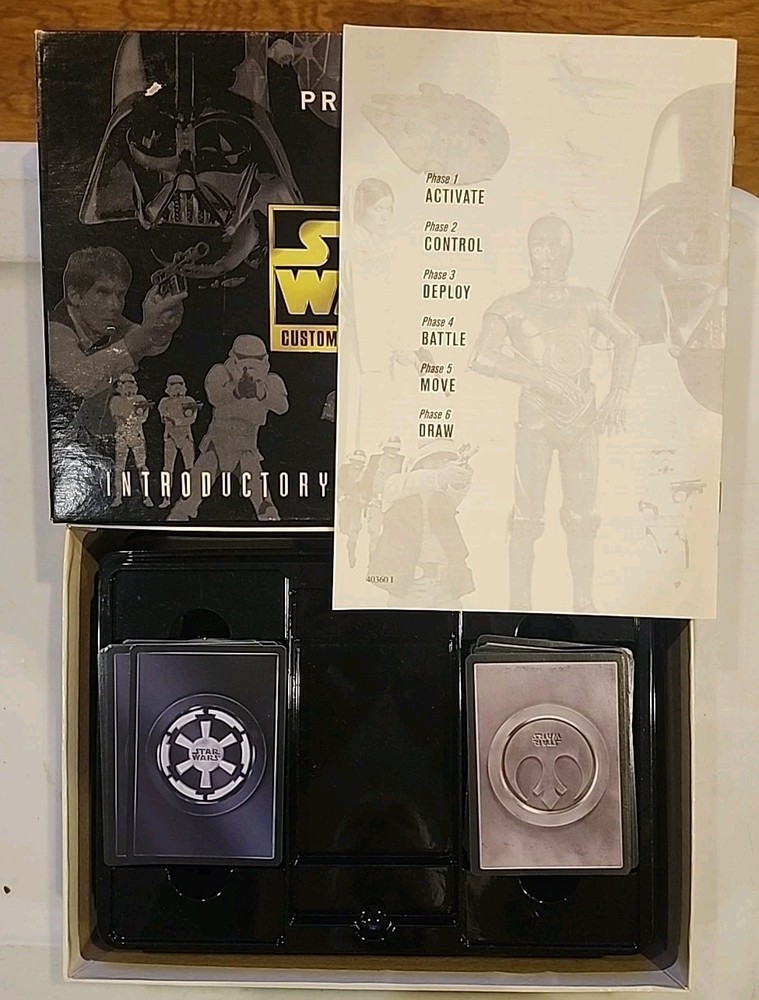 Star Wars CCG Premiere Introductory Two-Player Game Complete Excellent 1995