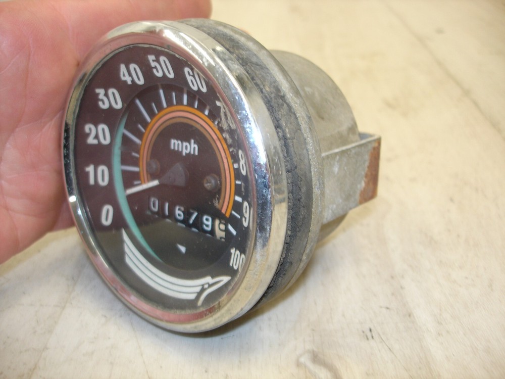 Vintage Chaparral snowmobile 0-100 MPH Speedometer Gauge used untested