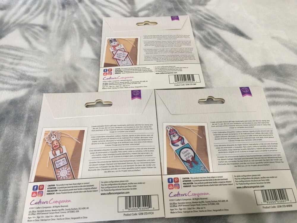 Gemini Character Front & Back Gift Tags Collection Bundle Crafters Companion