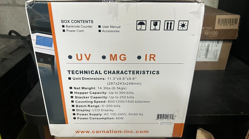 Carnation Cr-2 Professional Bill Counter