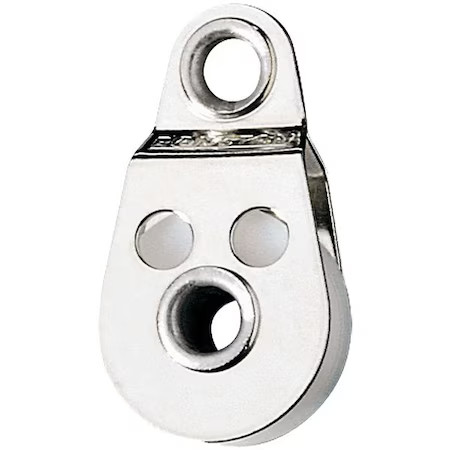 Ronstan Rf663 Sgl Pulley, Ferrule Fixed Eye, 3/16In