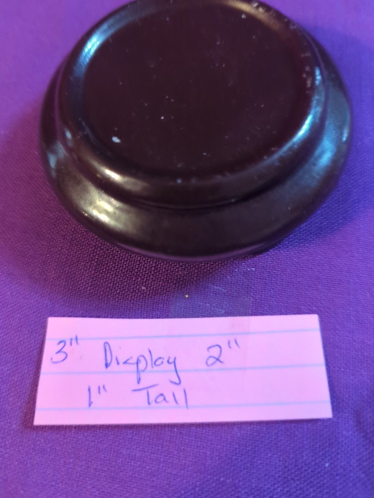 Round Ceramic Display Base, 3", 1" Inch Tall